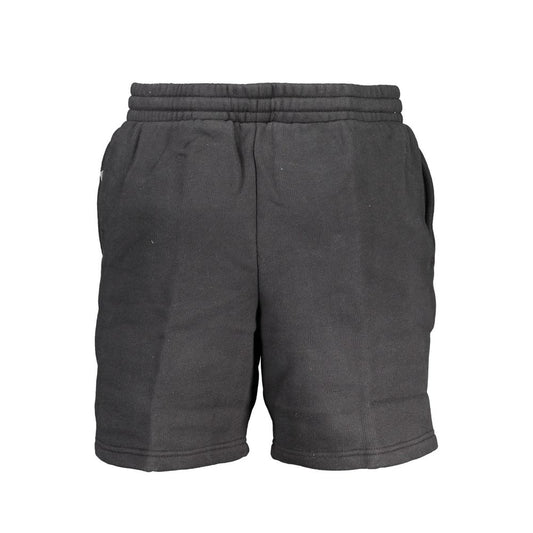 Black Cotton Men's Sweatpants