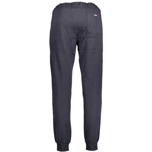 Blue Cotton Men's Trouser