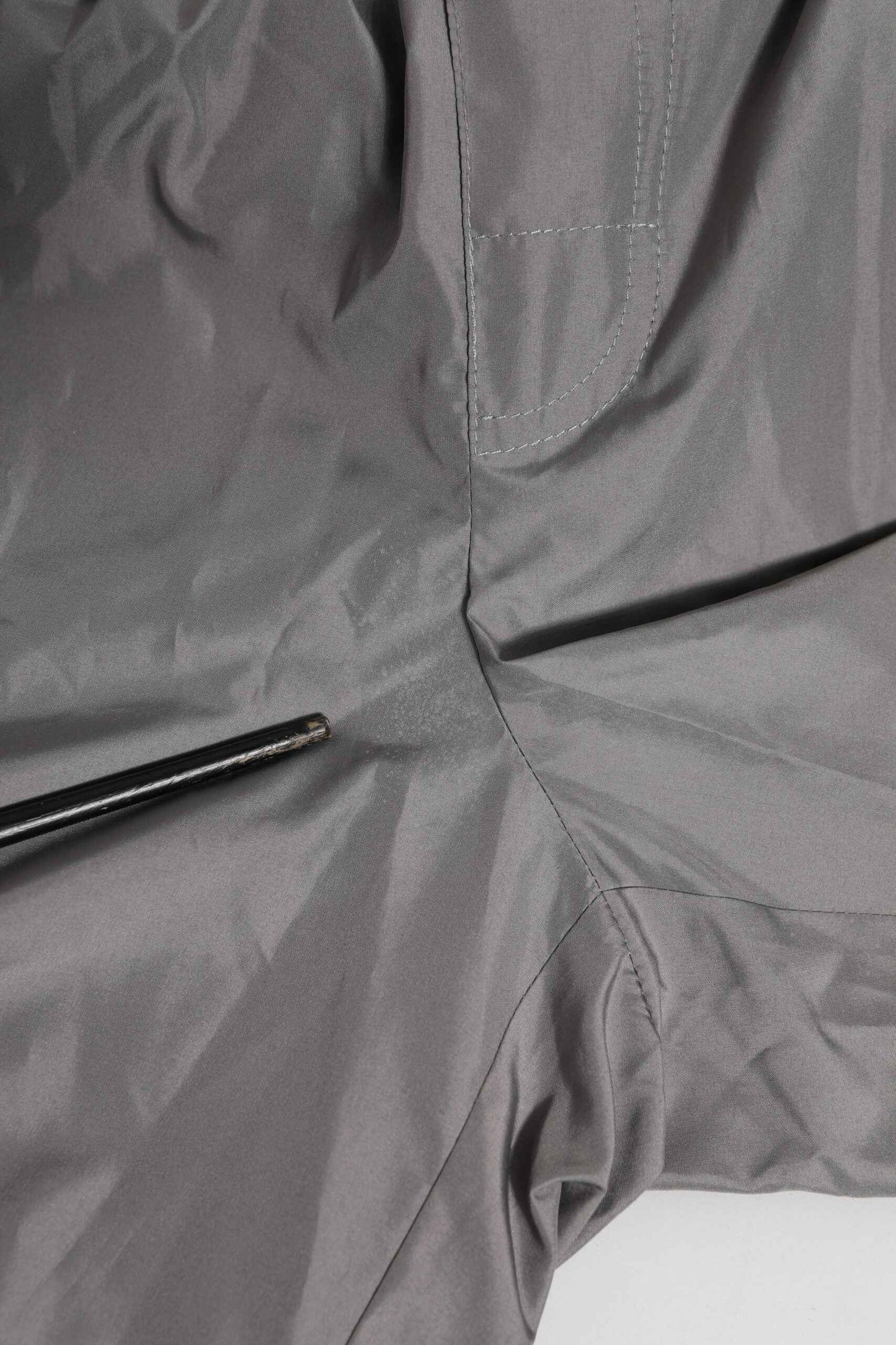 Light Gray Nylon Elastic Waist Shorts Swimwear