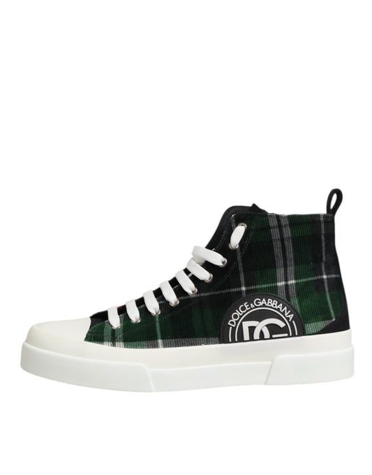 Multicolor DG Logo Men High Top Sneakers Shoes