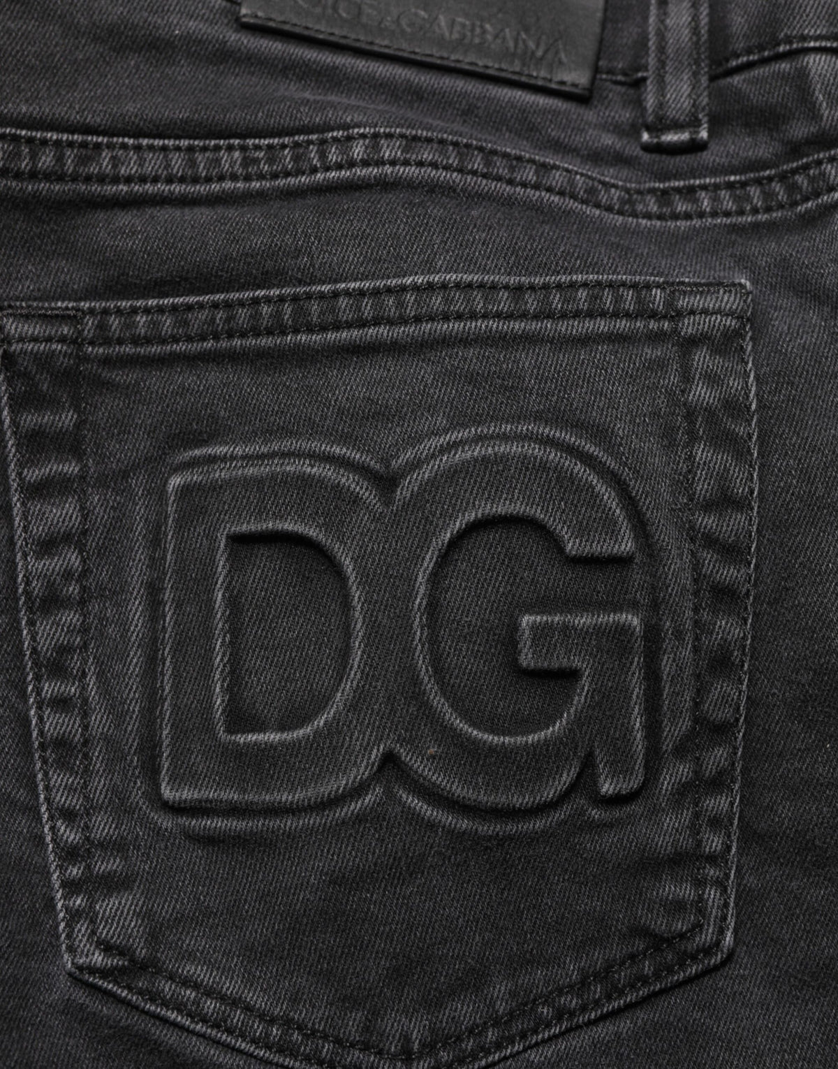 Dark Gray Cotton Stretch Denim Trouser Jeans