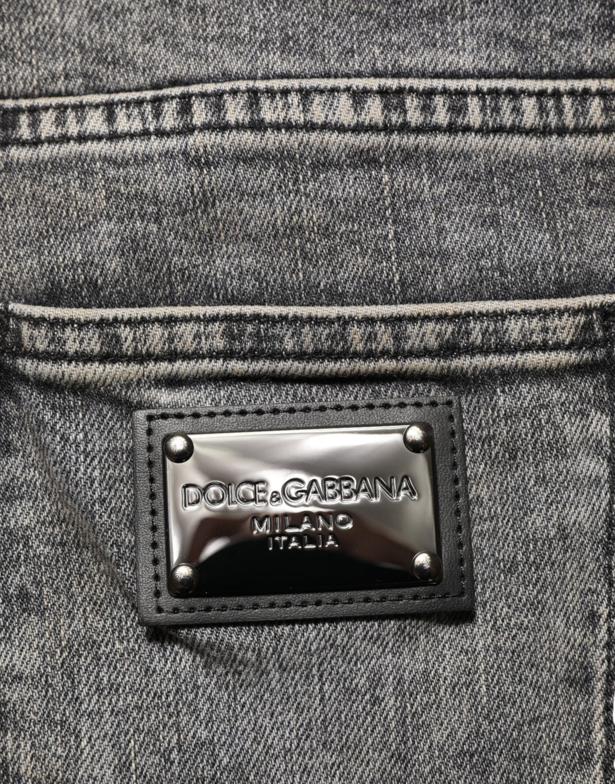 Gray Cotton Stretch Slim Fit Men Denim Jeans
