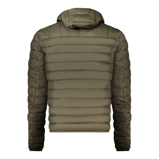Green Polyester Light Jacket
