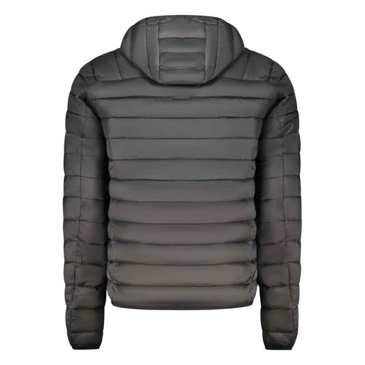 Black Polyester Light Jacket