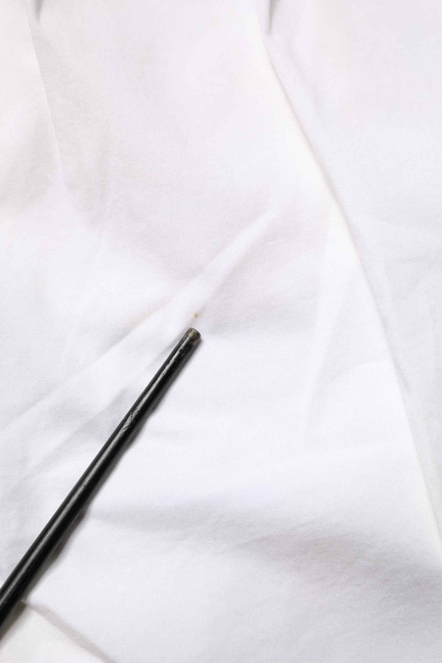 White Cotton Stretch Tapered Mid Waist Chino Pants