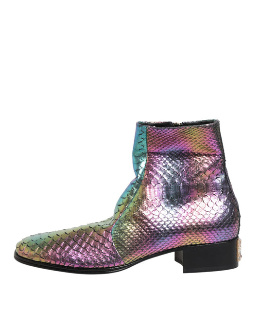 Multicolor Chelsea Short Ankle Boots Shoes