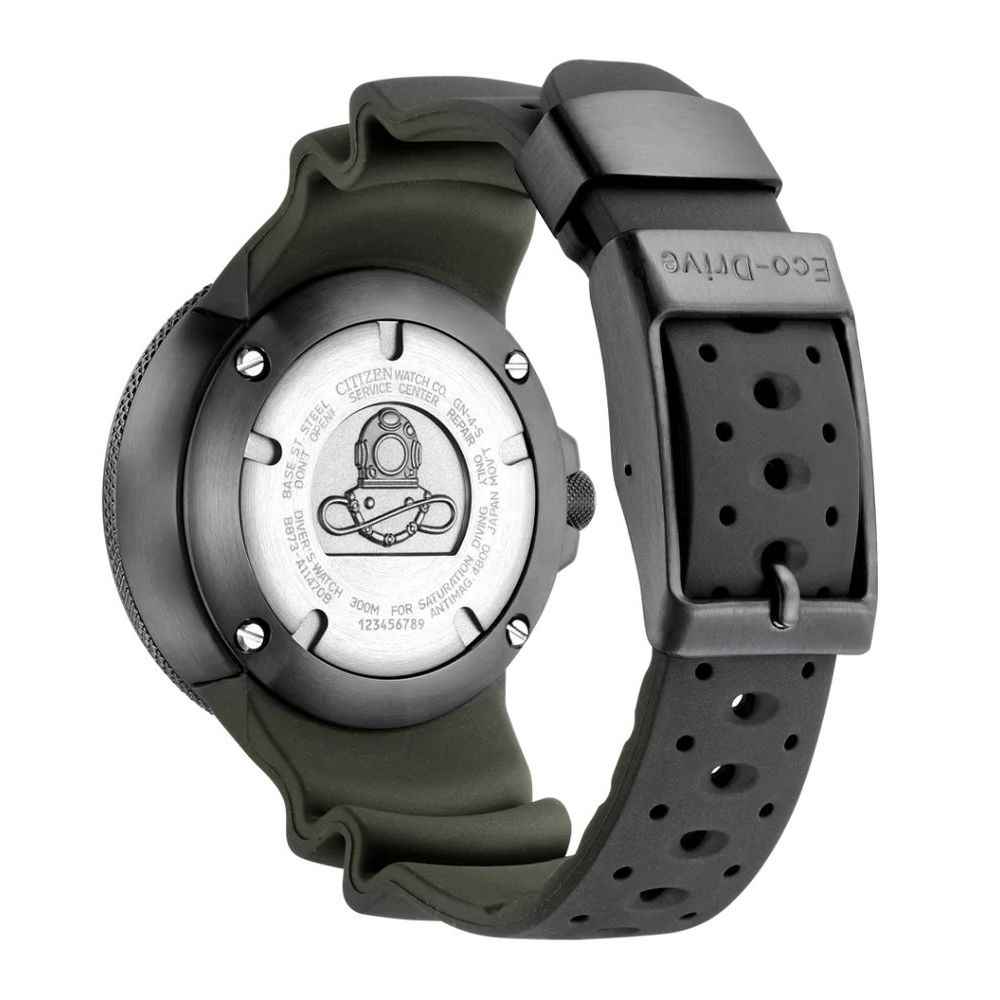 Black Rubber Sport Watch