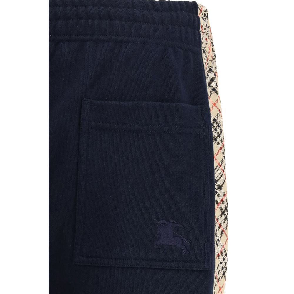 Blue Cotton Joggers (Workout Pants)