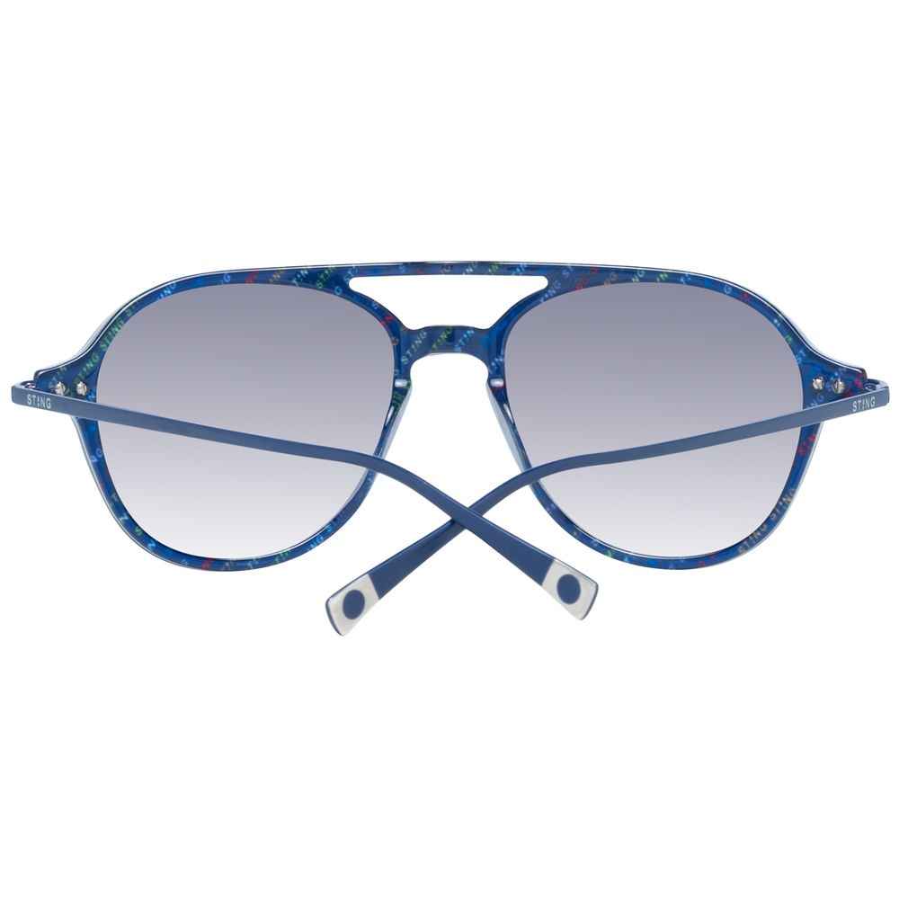 Blue Metal Sunglasses