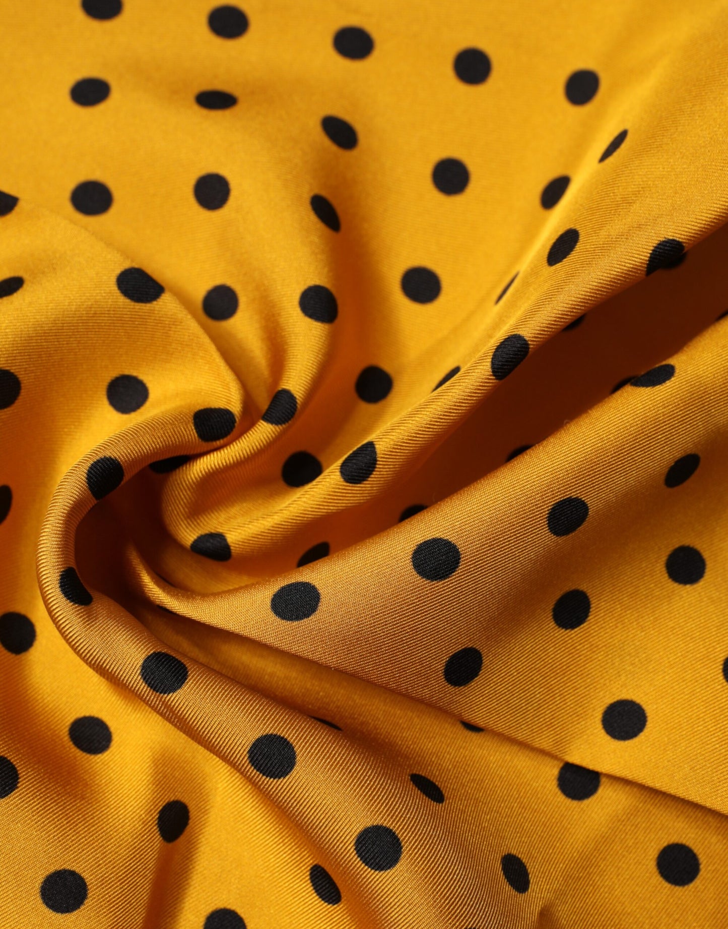Orange Polka Dot Square Handkerchief Scarf