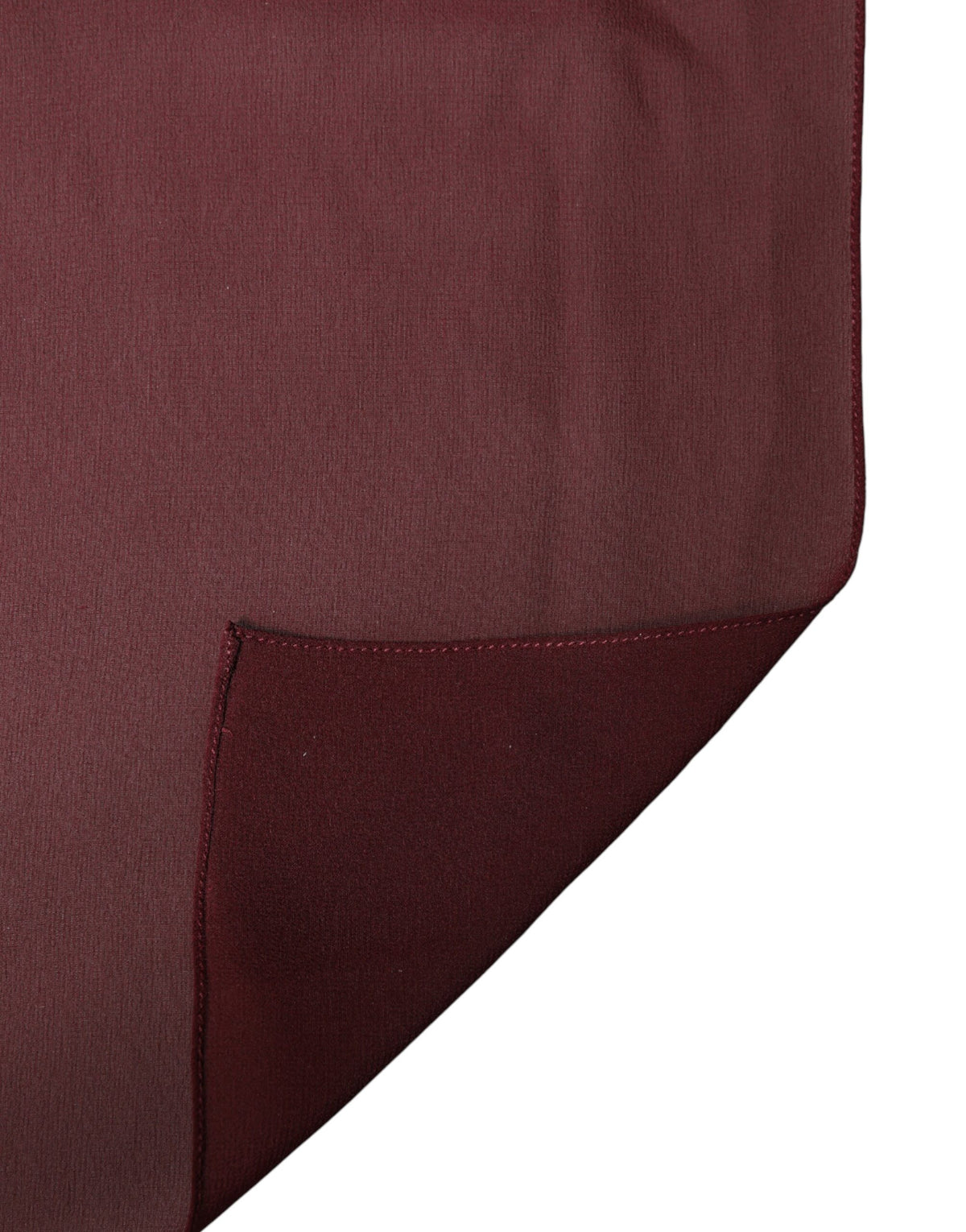 Maroon Silk Stole Neck Wrap Shawl Men 200cm x 130cm Scarf