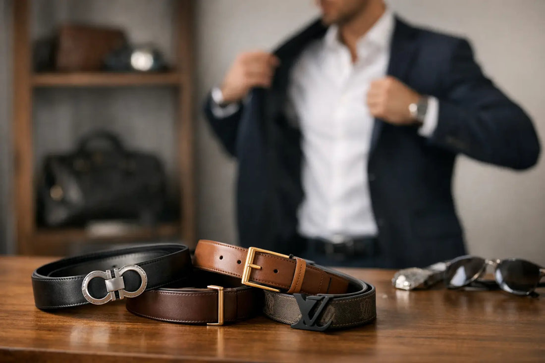 Authentic Designer Belts Men Actually Wear