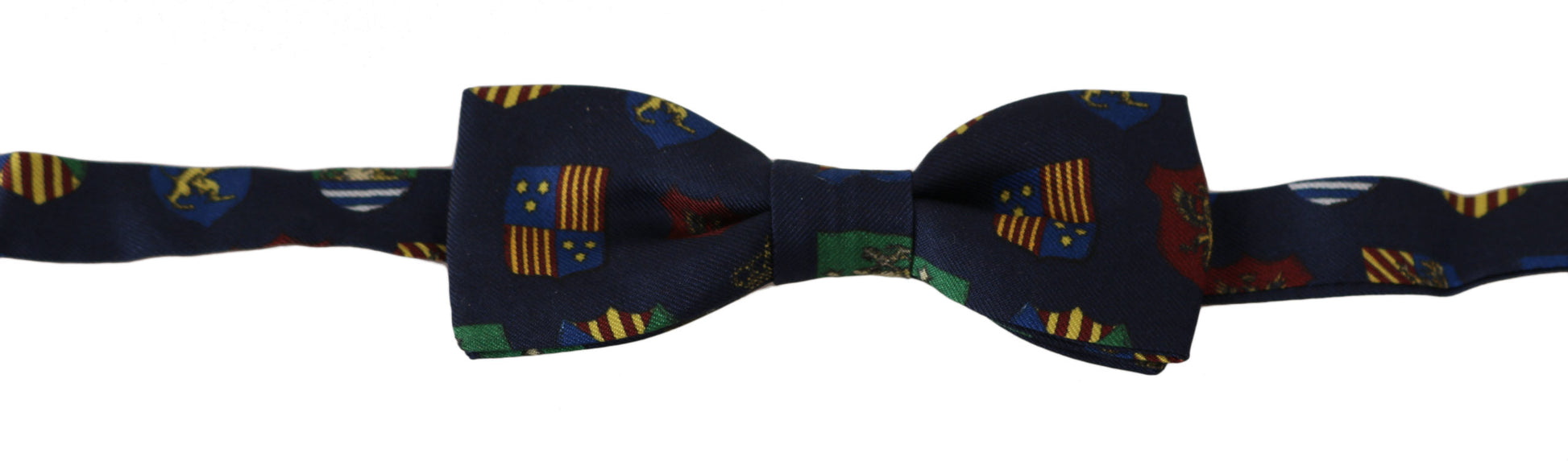 Blue Flags 100% Silk Adjustable Neck Papillon Men Bow Tie Dolce & Gabbana