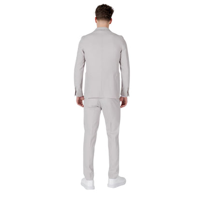 Gray Polyester Waistcoat