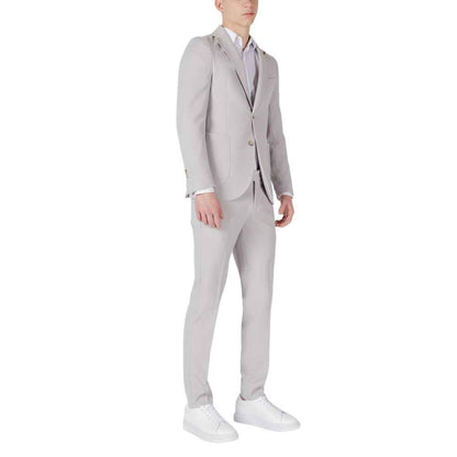 Gray Polyester Waistcoat
