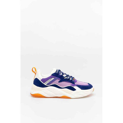 Multicolor Cotton Chunky Sneakers