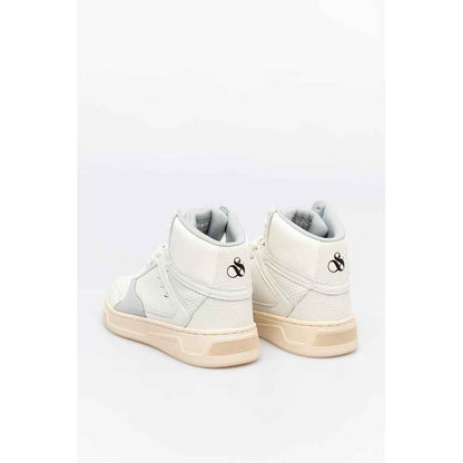 White And High Top Sneakers