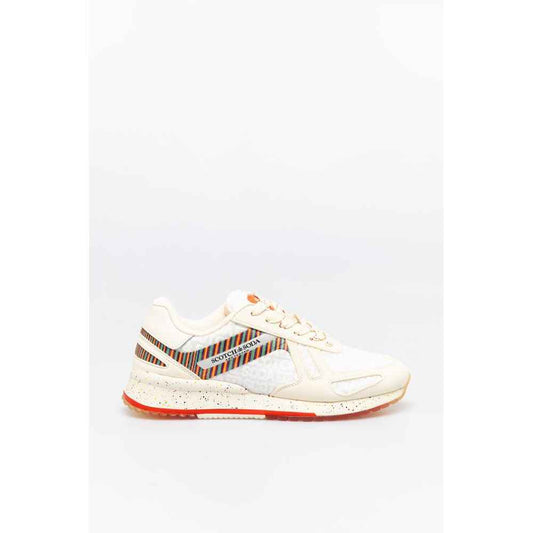 White Leather Athletic Sneakers