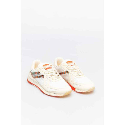 White Leather Athletic Sneakers