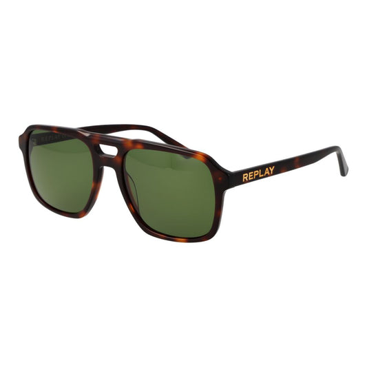 Brown Plastic Sunglasses