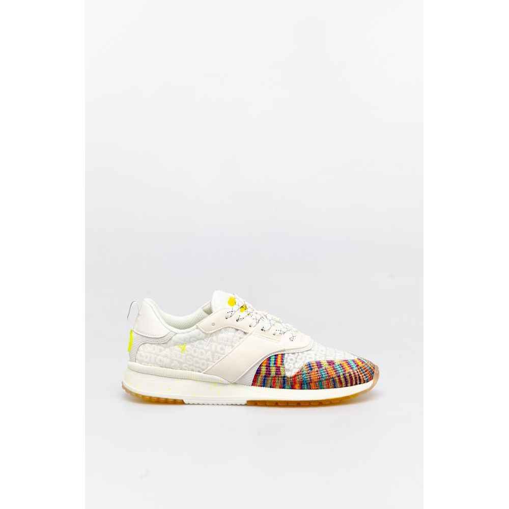Bicolor Textile Athletic Sneakers