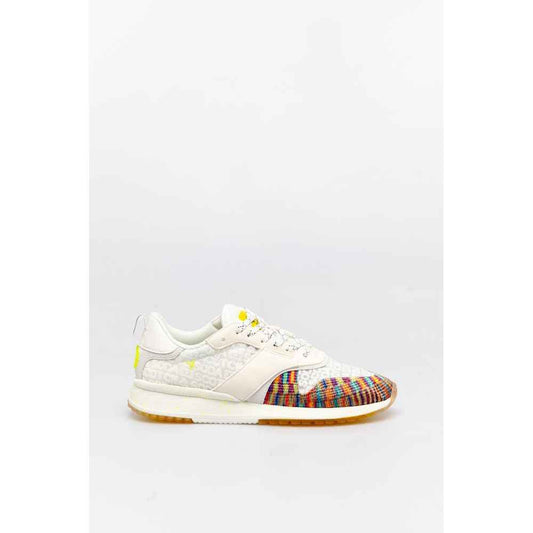 Bicolor Textile Athletic Sneakers