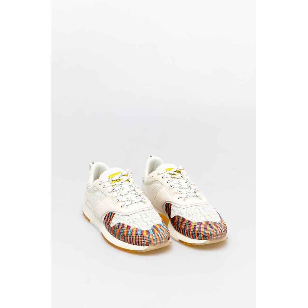Bicolor Textile Athletic Sneakers