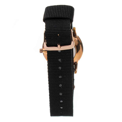 Black Textile Dress Watch