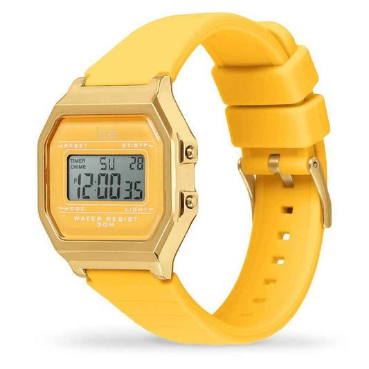 Bicolor Synthetic Digital Watch