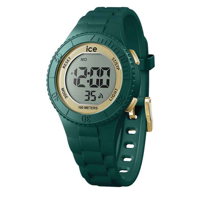 Bicolor Synthetic Digital Watch