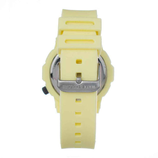 Bicolor Synthetic Digital Watch
