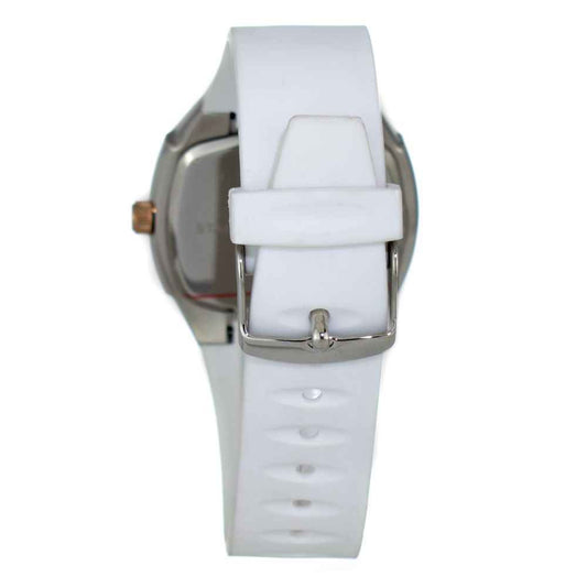 White Rubber Dress Watch