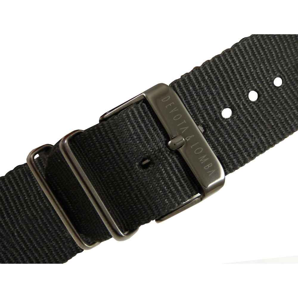 Black Nylon Dress Watch
