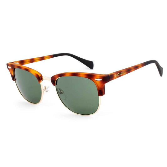 Brown Metal Sunglasses