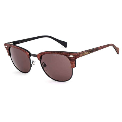 Brown Metal Sunglasses