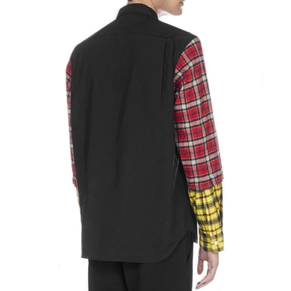 Black Cotton Dress Shirt
