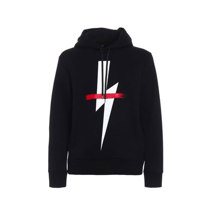 Black Cotton Sweatshirt