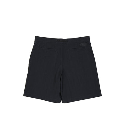 Black Cotton Cargo Shorts