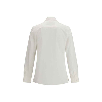 White Cotton Dress Shirt