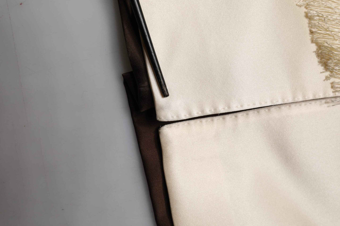 Brown Cream Lounge Belted Bathrobe Jacket