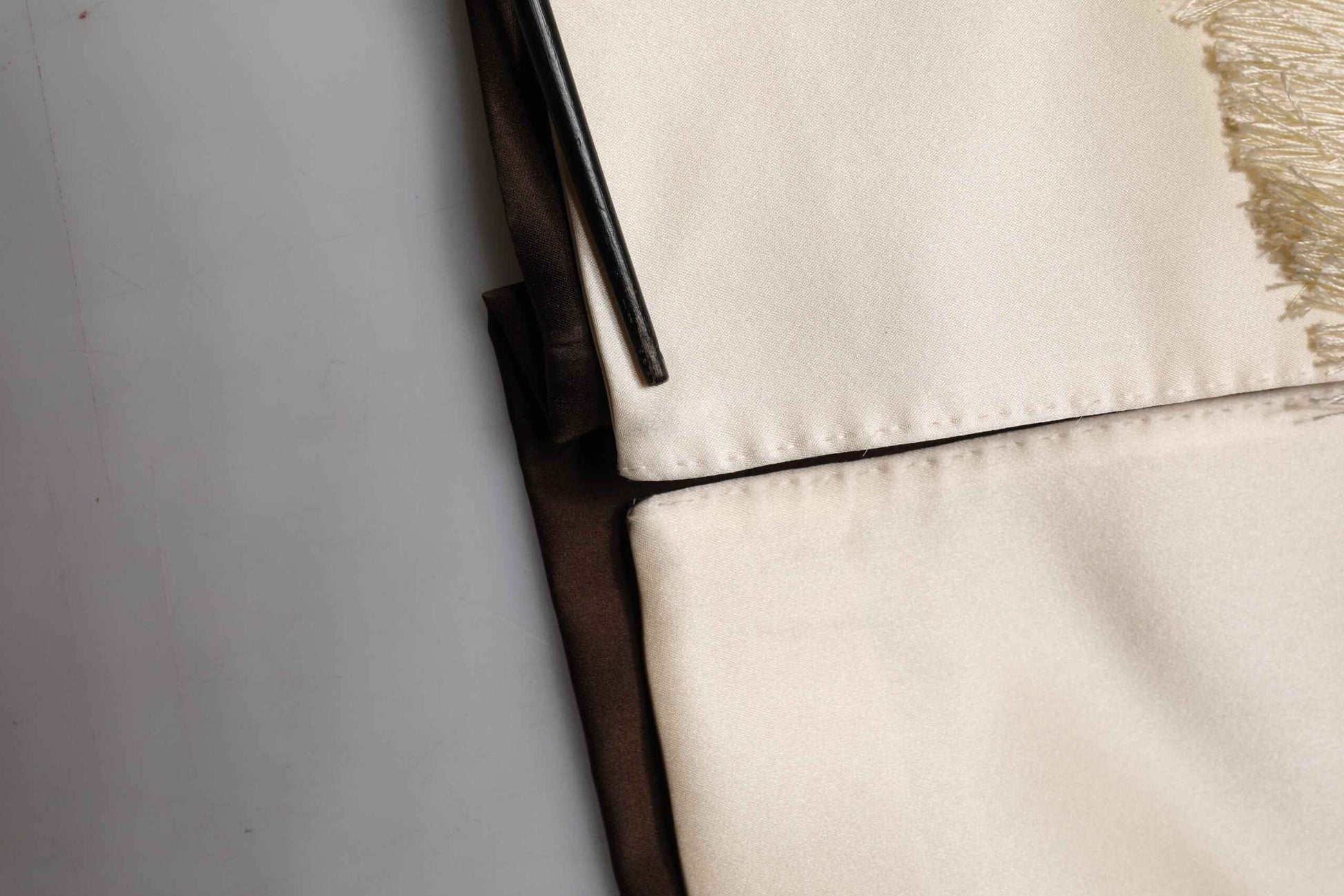 Brown Cream Lounge Belted Bathrobe Jacket