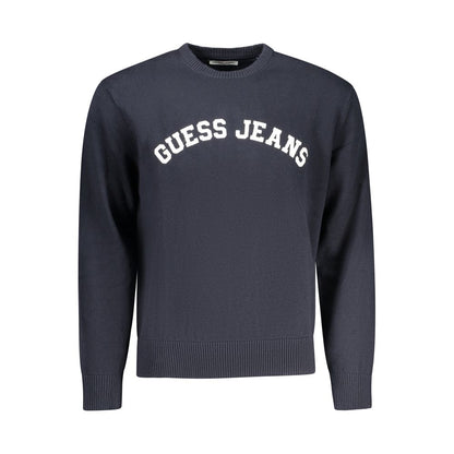 Blue Cotton Men's Sweater
