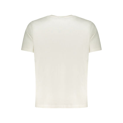 White Cotton Men T-Shirt