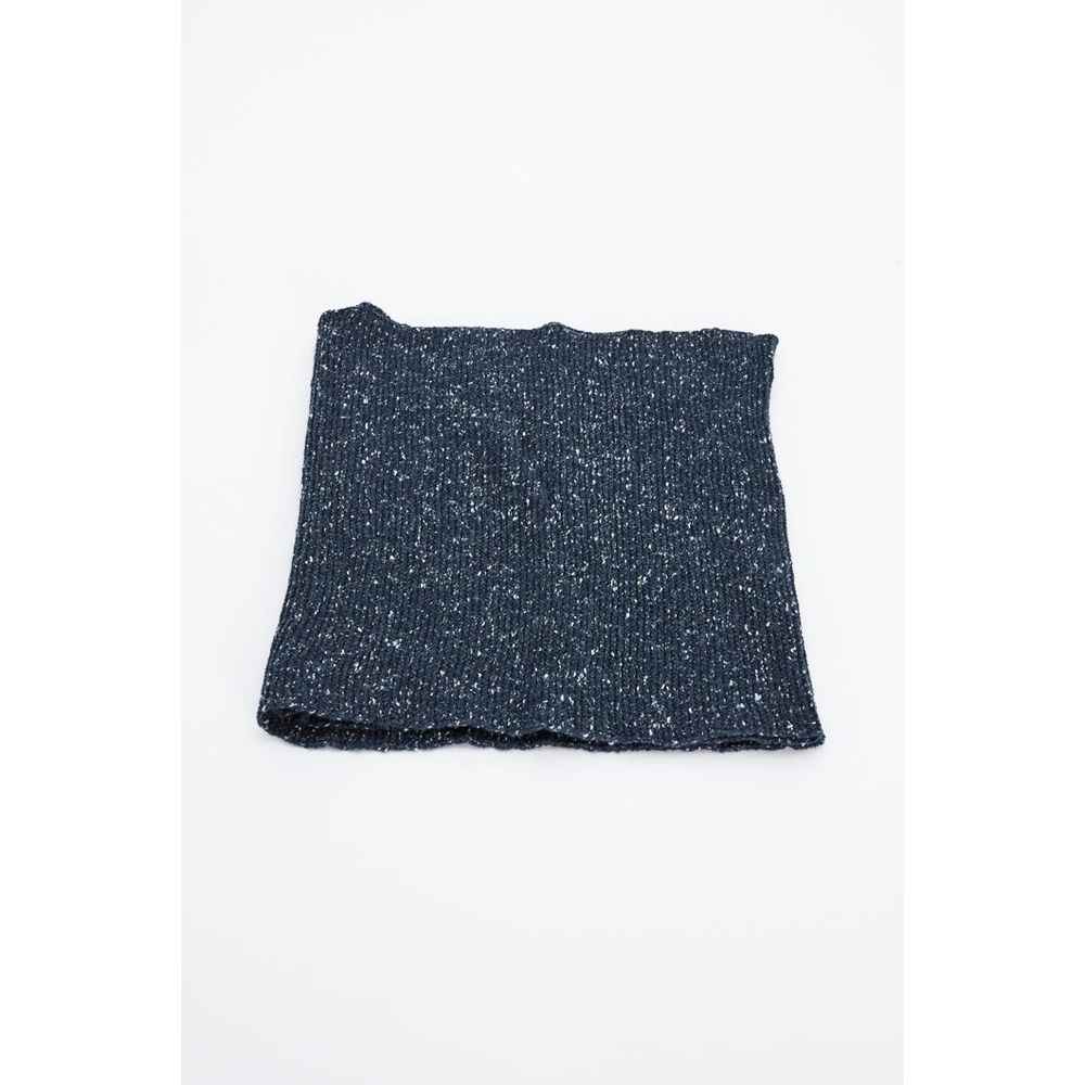 Blue Marabou Scarf