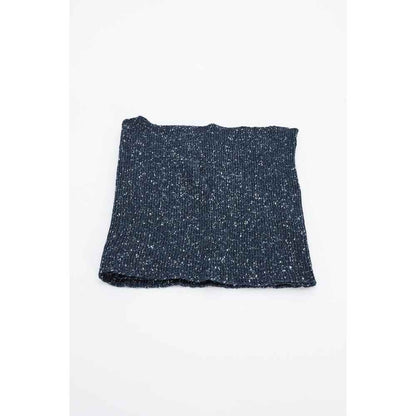 Blue Marabou Scarf