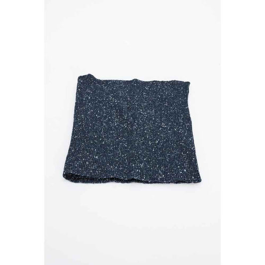 Blue Marabou Scarf