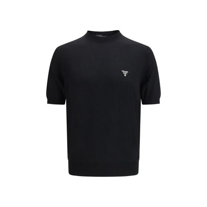 Black Wool T-Shirt