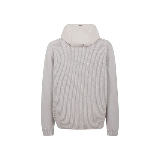 Gray Wool Hoodie