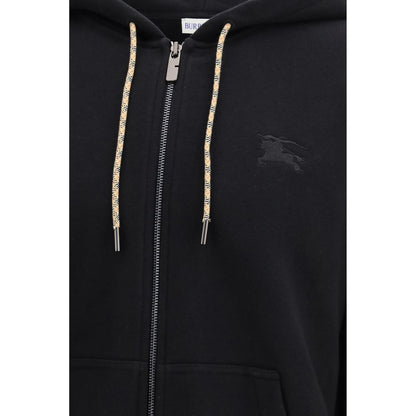 Black Cotton Sweatshirt