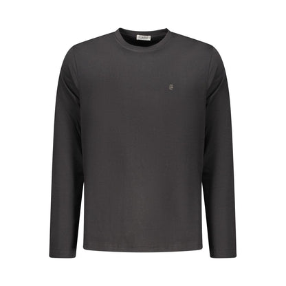"Black Cotton Men's T-Shirt"